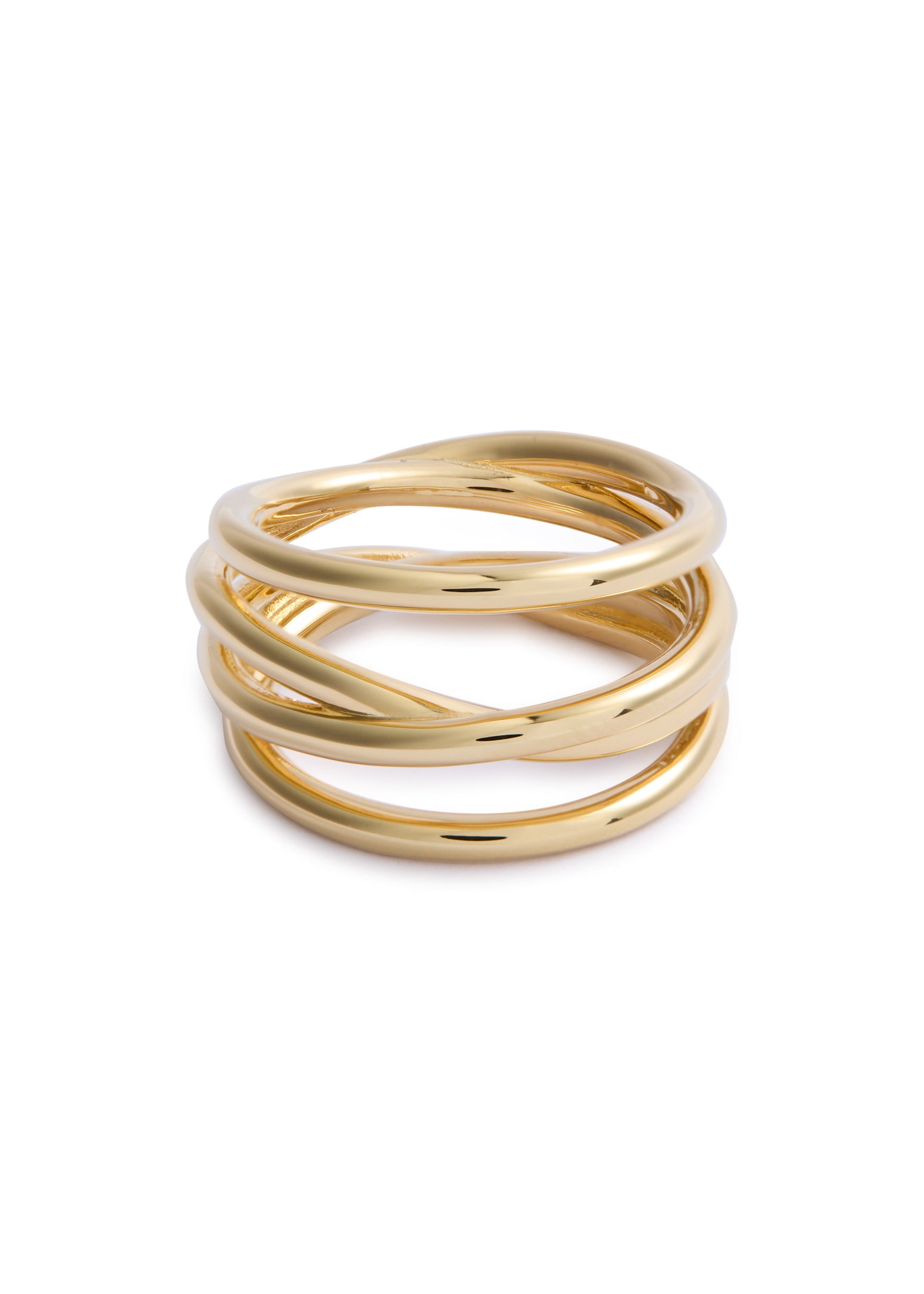 Twine 14kt gold vermeil ring