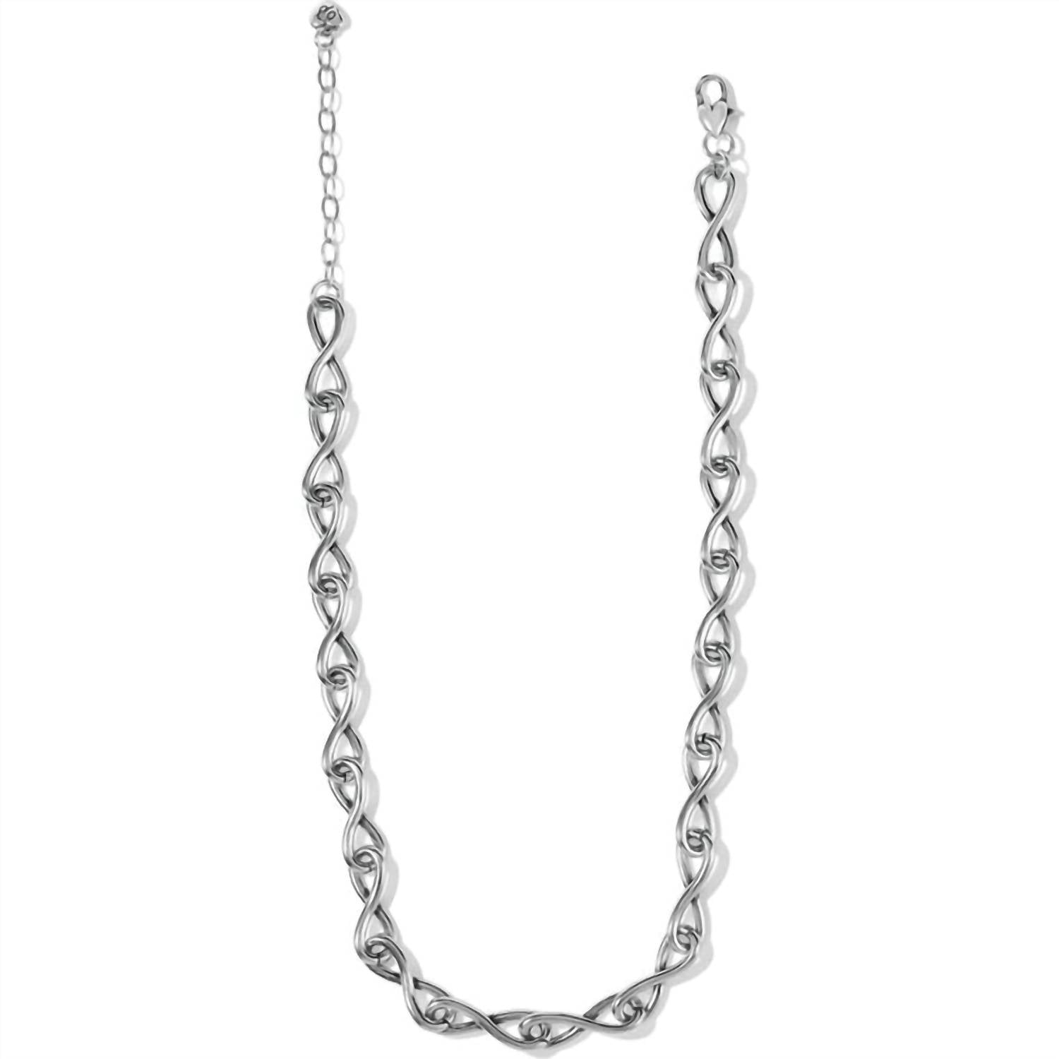 Women's Interlock Twist Necklace In Silver
