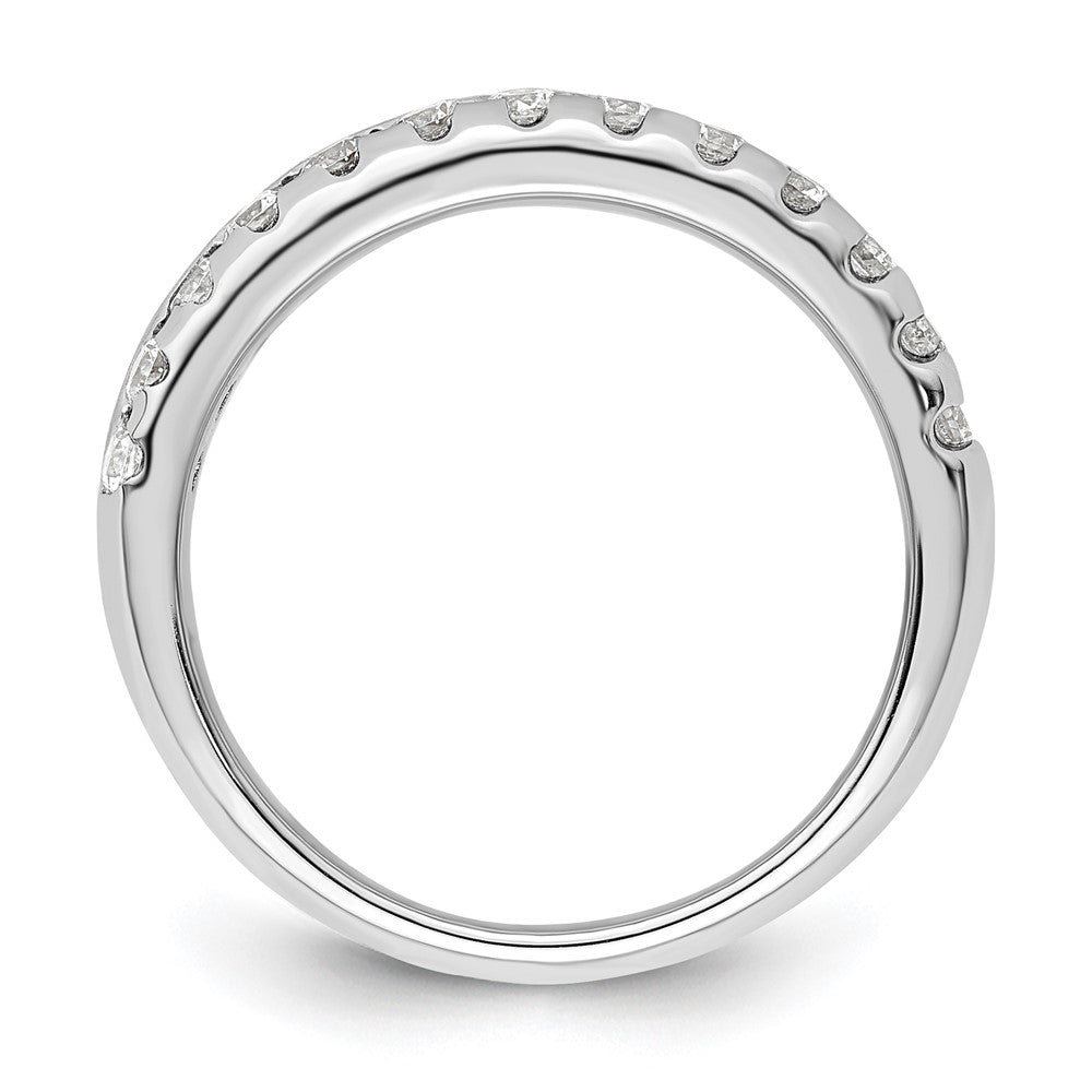 14k White Gold Lab Grown Diamond Wedding Band Ring 1/2ct Clarity- VS Color- G-H