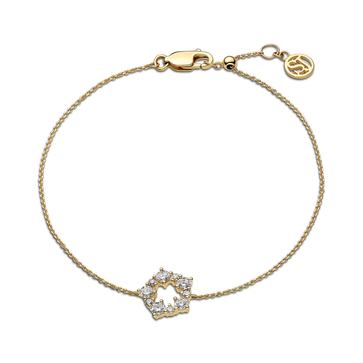 Bracelet Brina - 14k yellow gold or white gold 0.52 ct TW G-H VS lab-grown diamonds