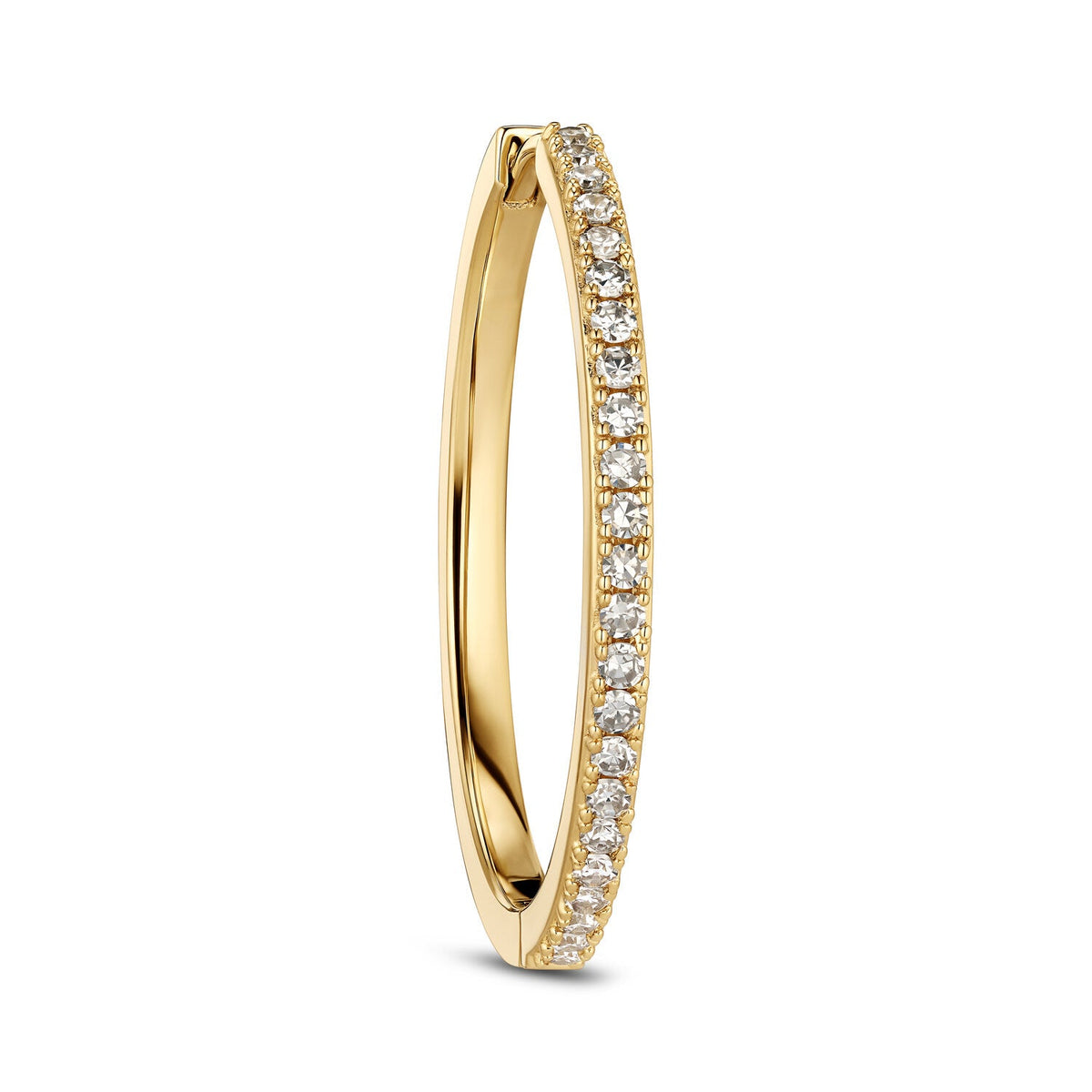 Earring Alba Single - 14k yellow gold or white gold 0.09-0.23 ct TW G-H VS lab-grown diamonds