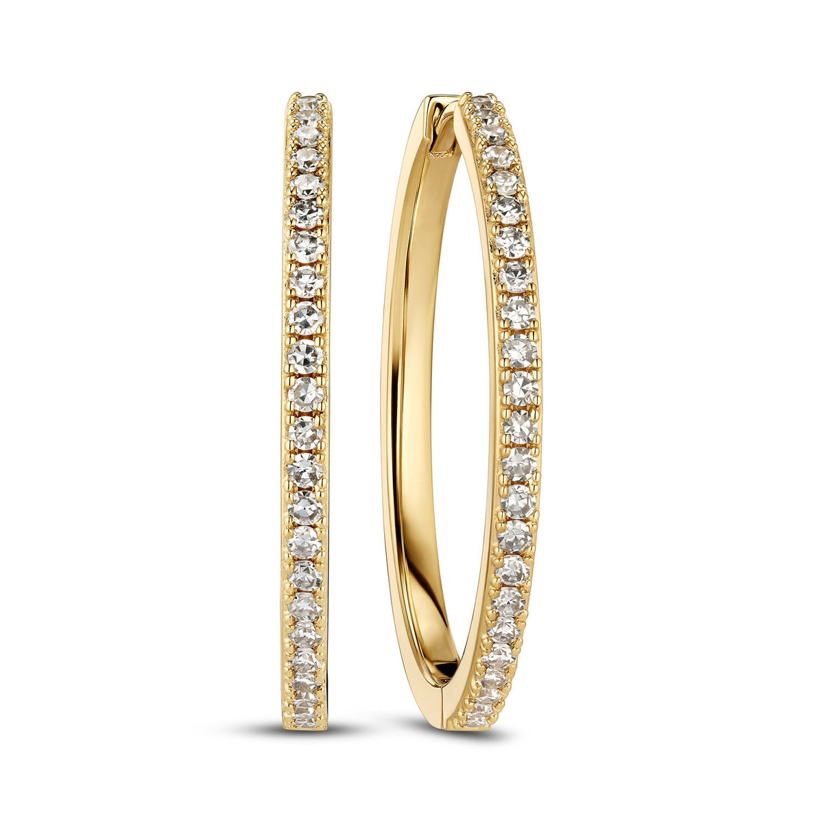 Earrings Alba - 14k yellow gold or white gold 0.18-0.46 ct TW G-H VS lab-grown diamonds