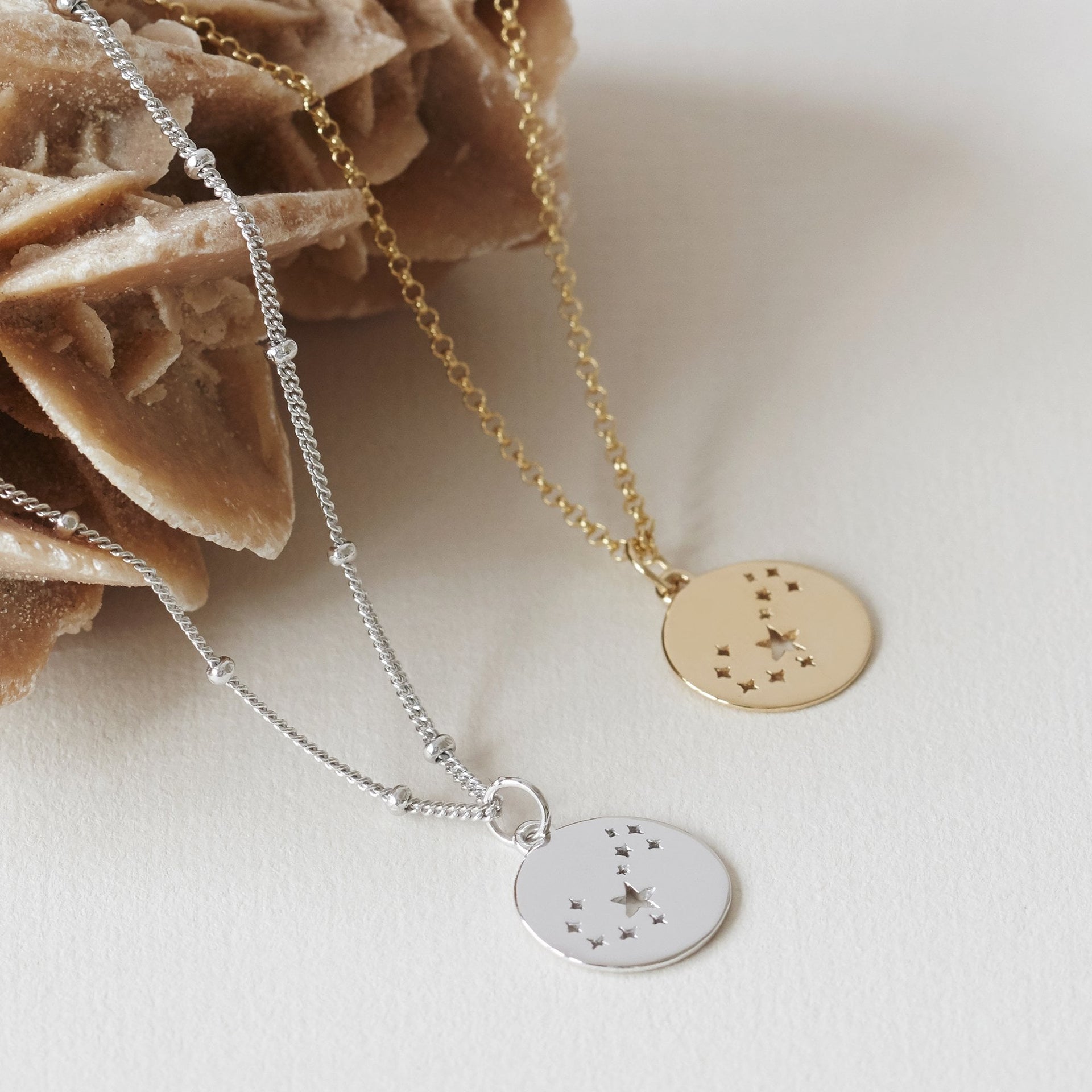 Scorpio Star Sign Necklace Silver