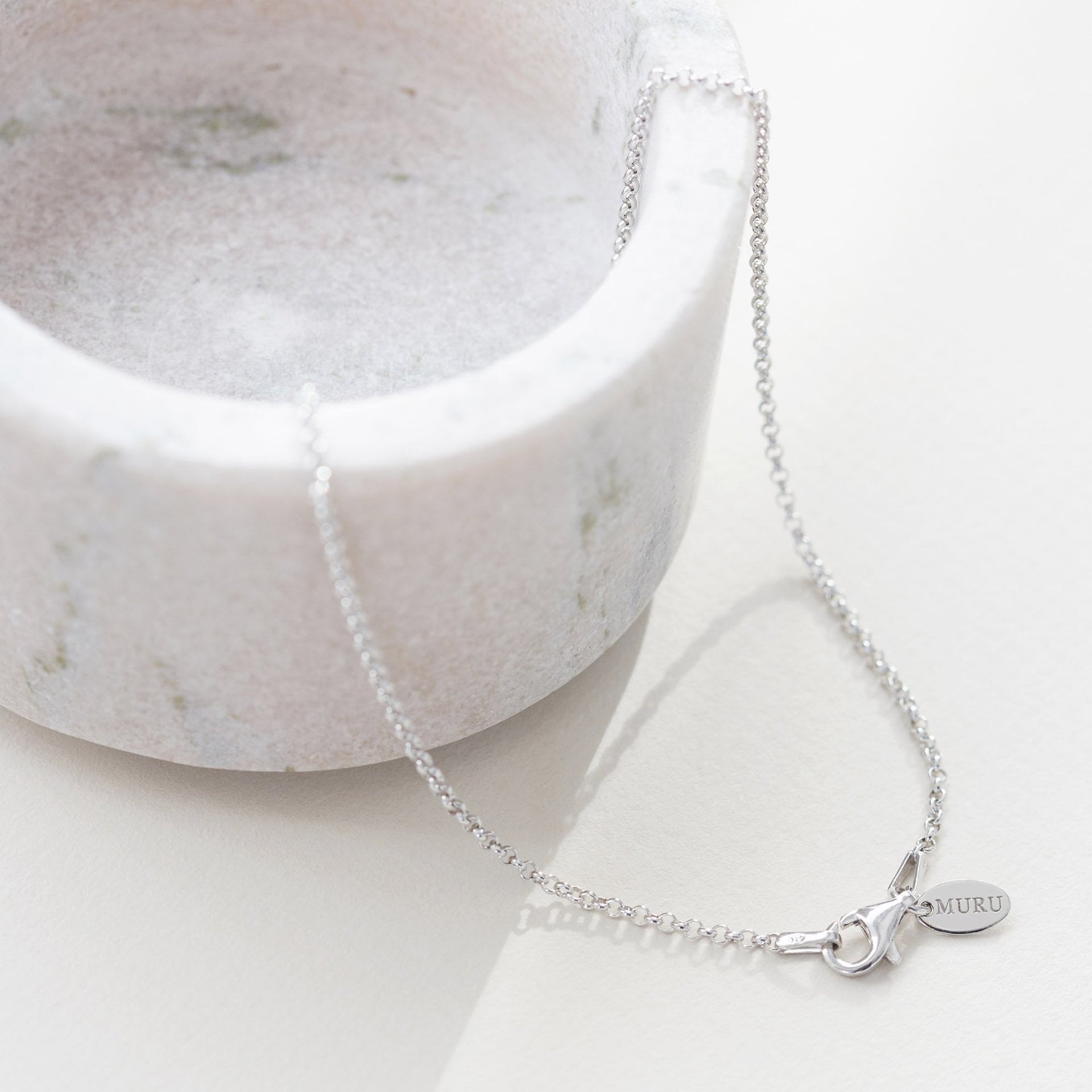 Belcher Necklace Chain Silver