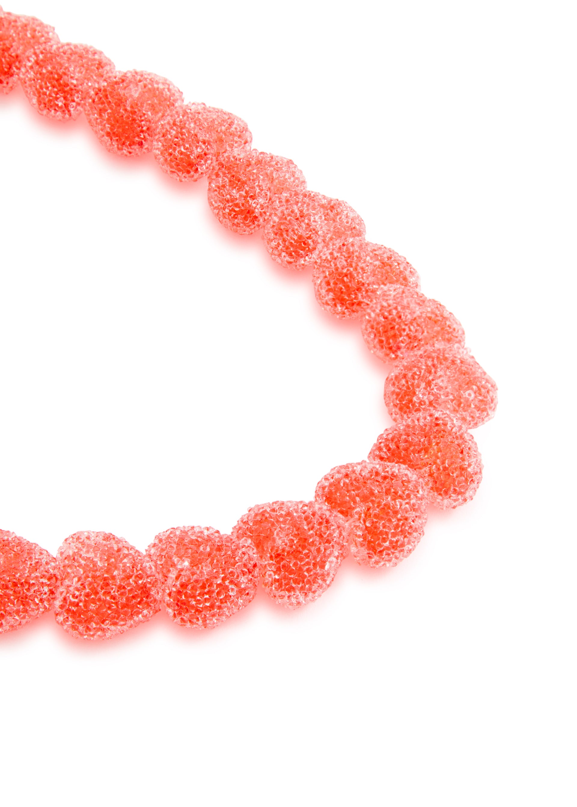 Jelly Heart 18kt gold-plated necklace