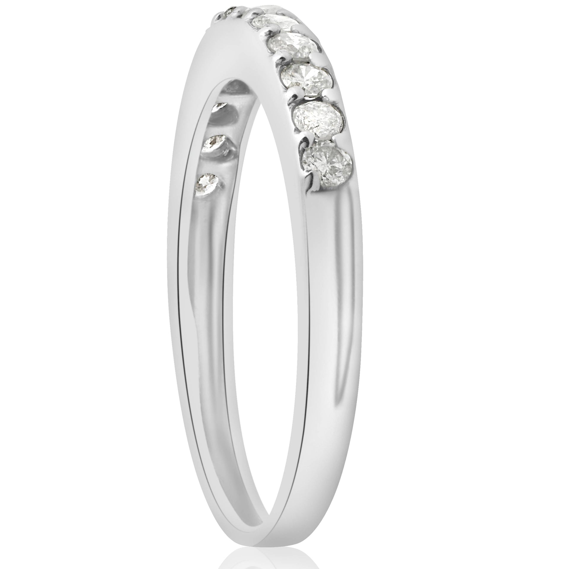 1/2 CT Diamond Wedding Ring White Gold Anniversary