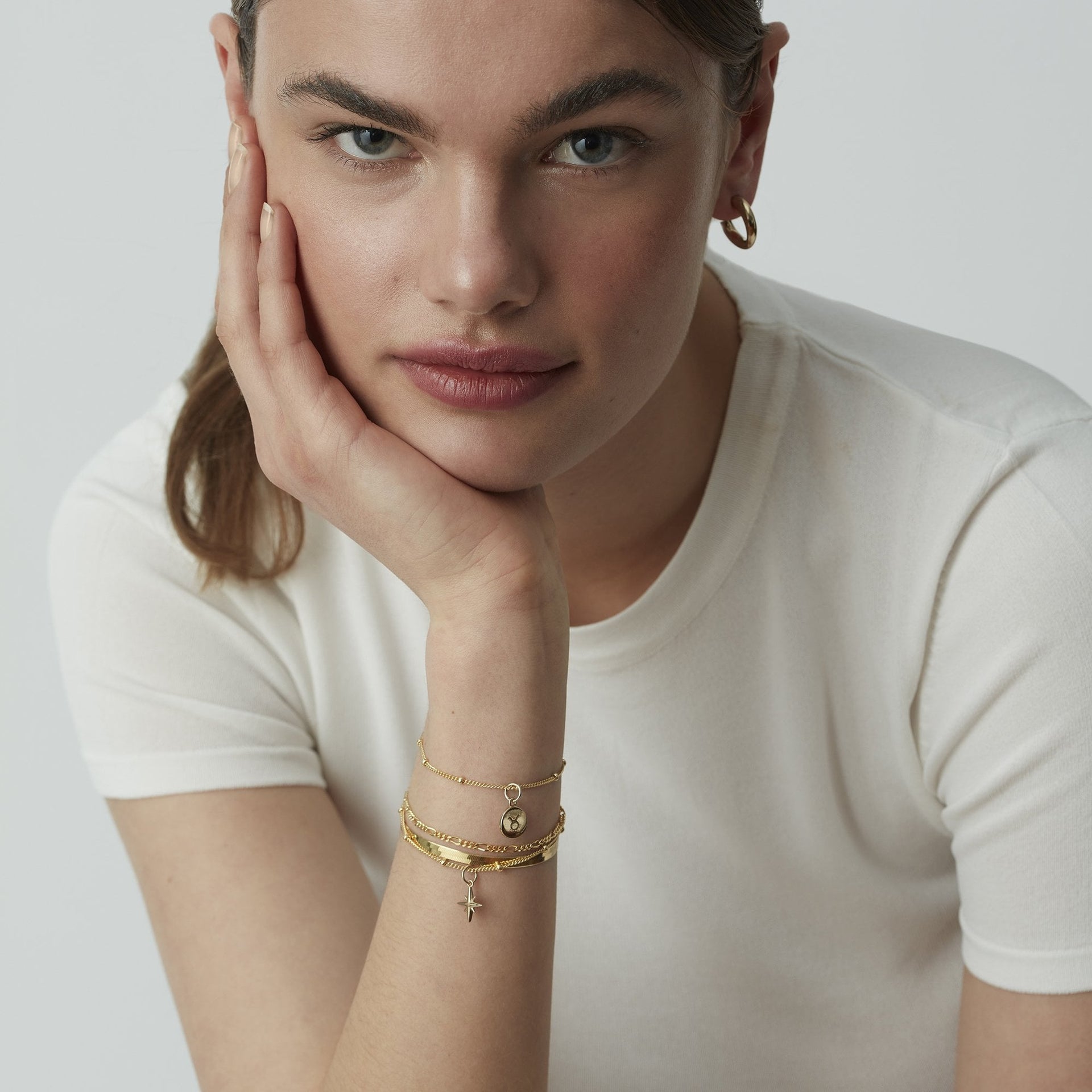 Star Bead Bracelet Gold