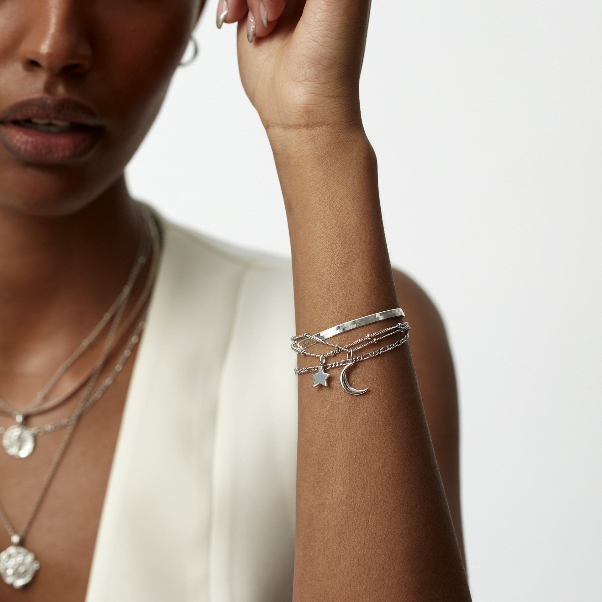 Moon Bracelet Silver