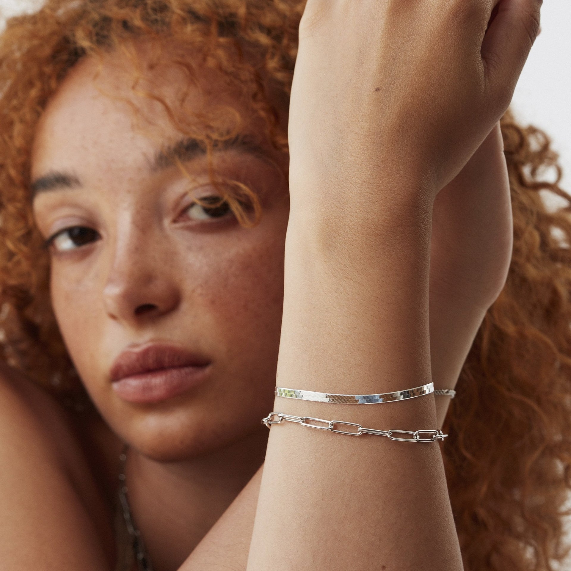 Paperclip Bracelet Silver