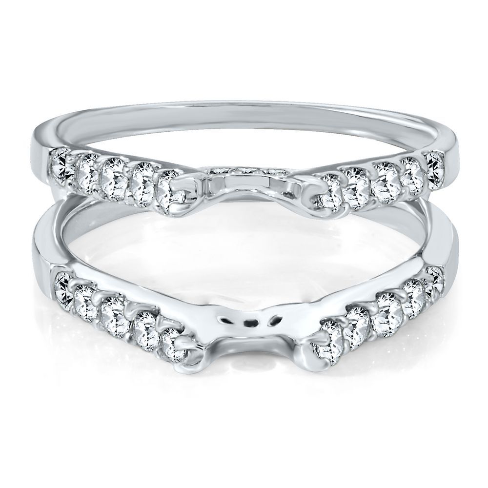 5/8 ct. tw. Diamond Ring Enhancer in 14K White Gold