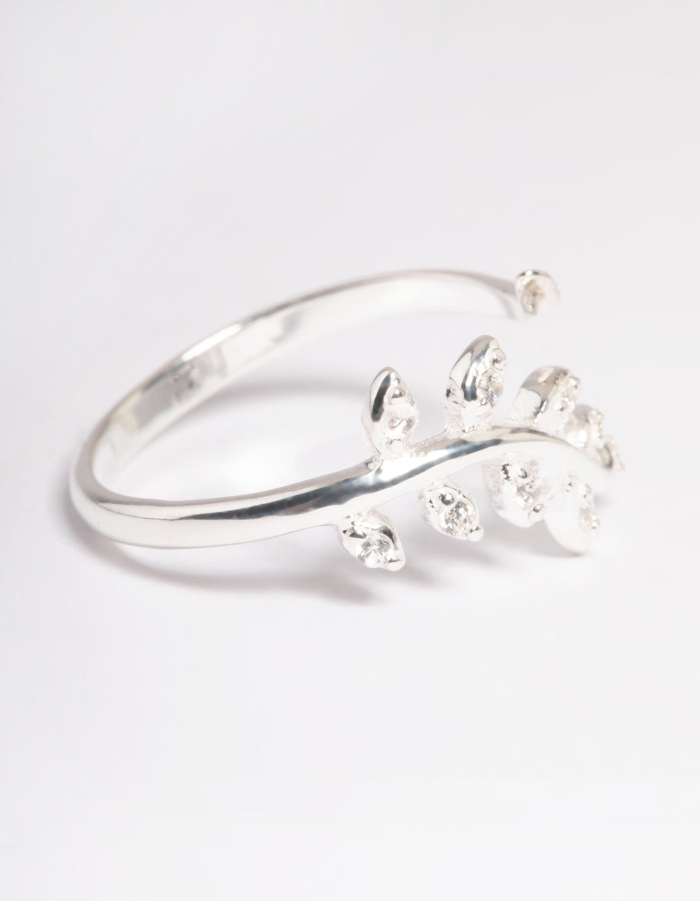 Sterling Silver Leaf Wrap Ring