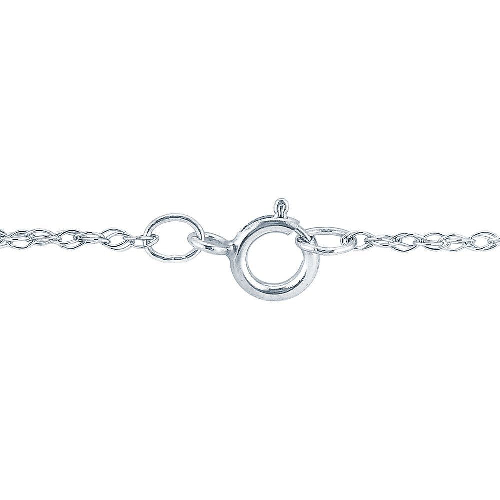 Lab Created Opal, Blue Topaz & Diamond Butterfly Pendant in 10K White Gold