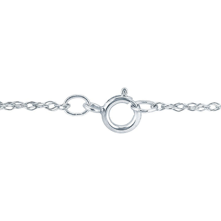 Lab Created Opal, Blue Topaz & Diamond Butterfly Pendant in 10K White Gold