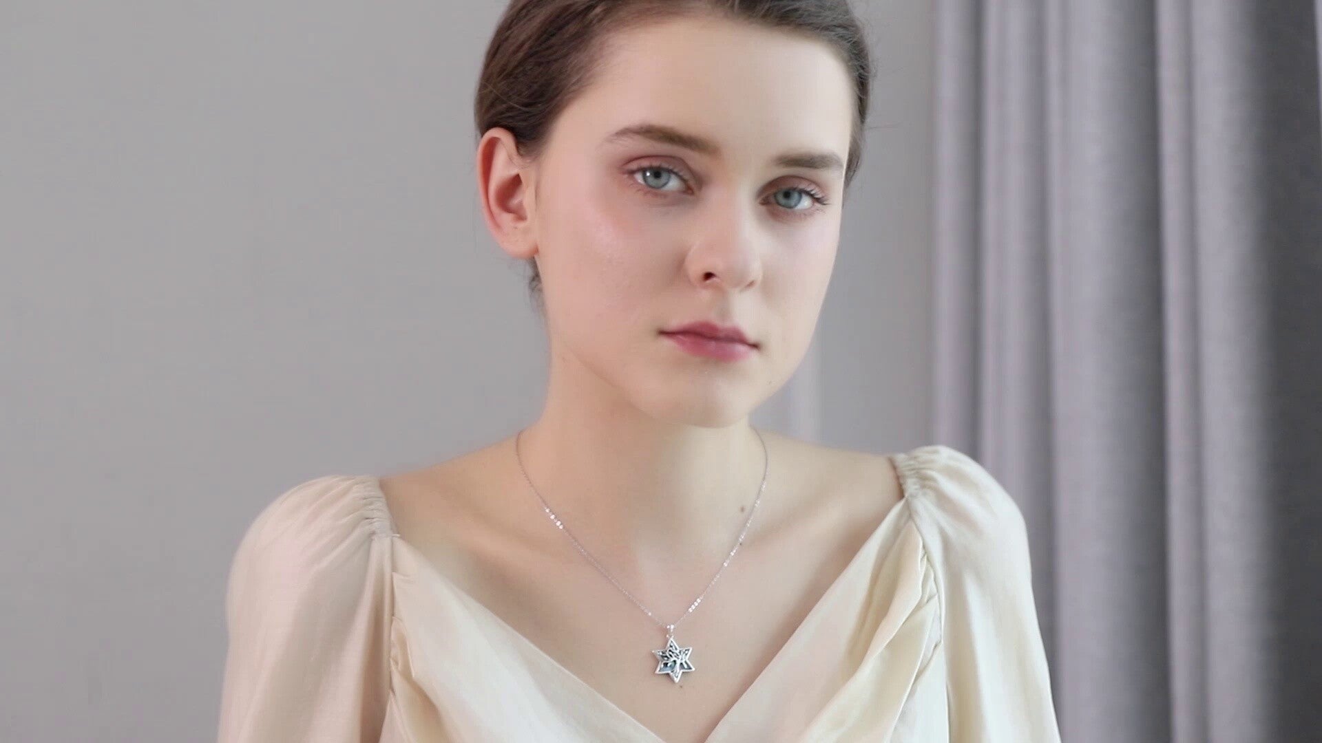 Sterling Silver Abalone Shellfish Tree Of Life & Star Necklace for Women Men