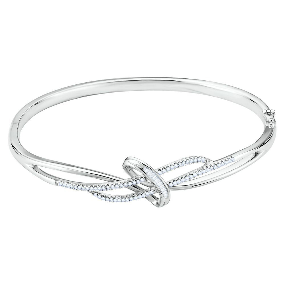 1/4 ct. tw. Diamond Bangle Bracelet in Sterling Silver