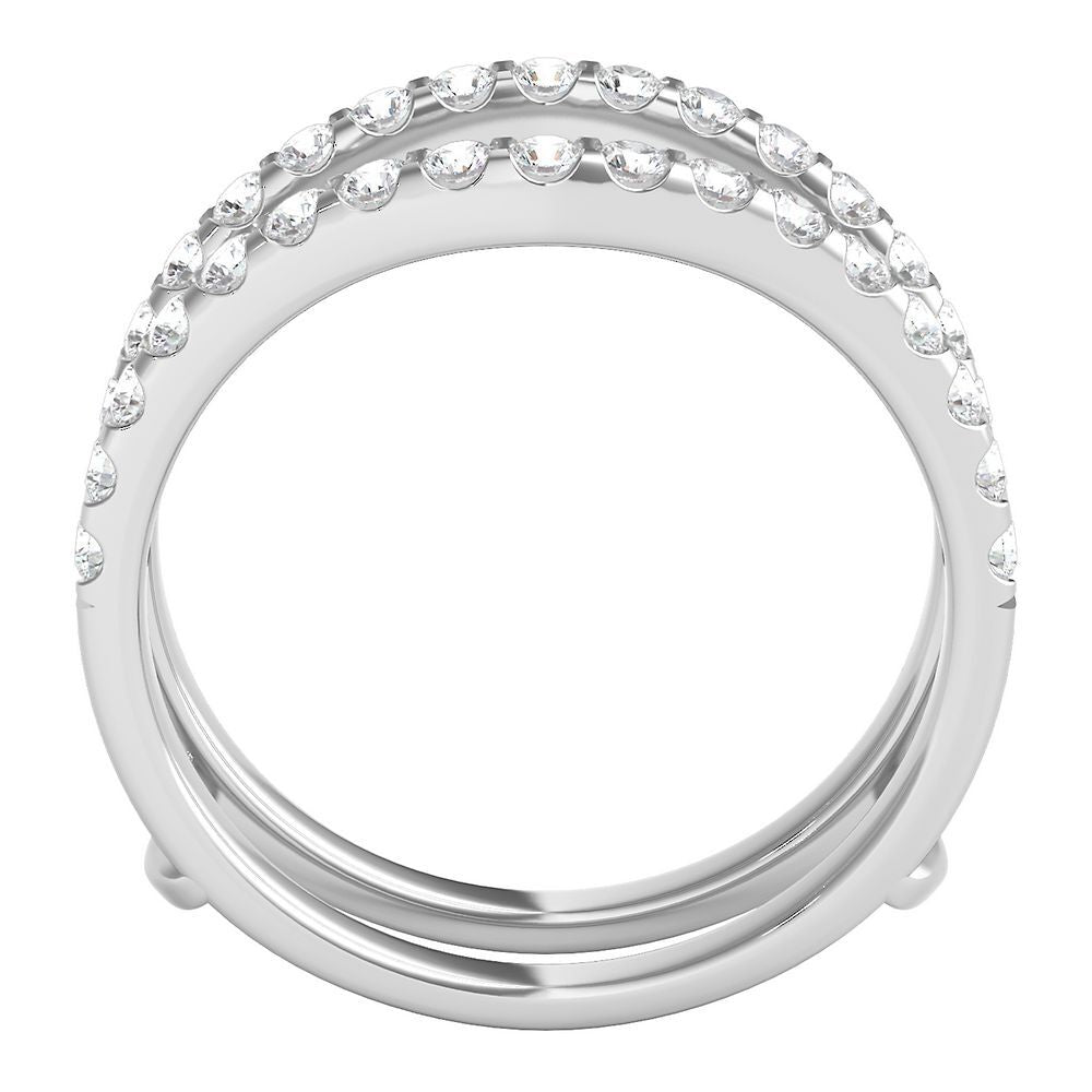 1/2 ct. tw. Diamond Ring Enhancer in 14K White Gold