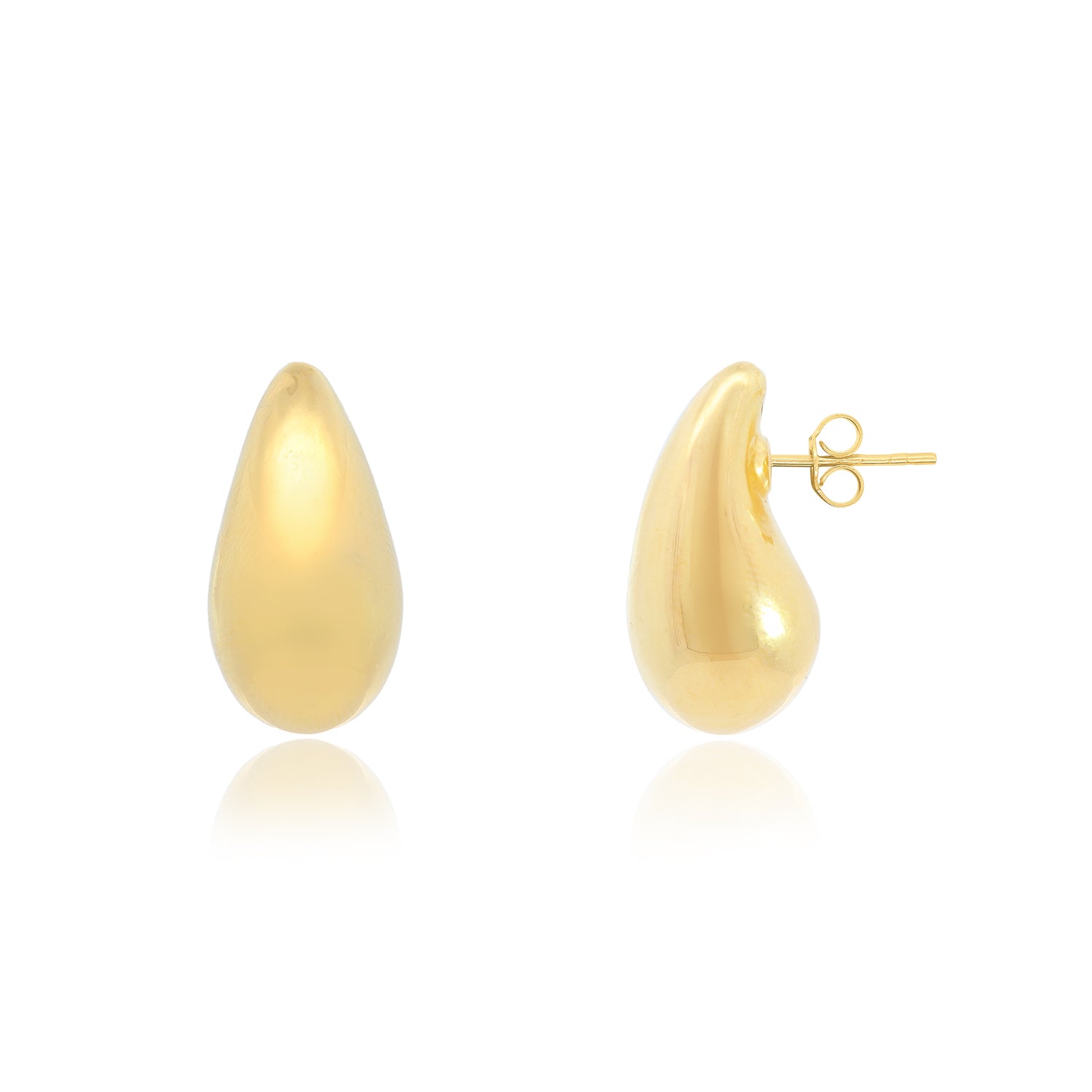 Gold Teardrop Earrings
