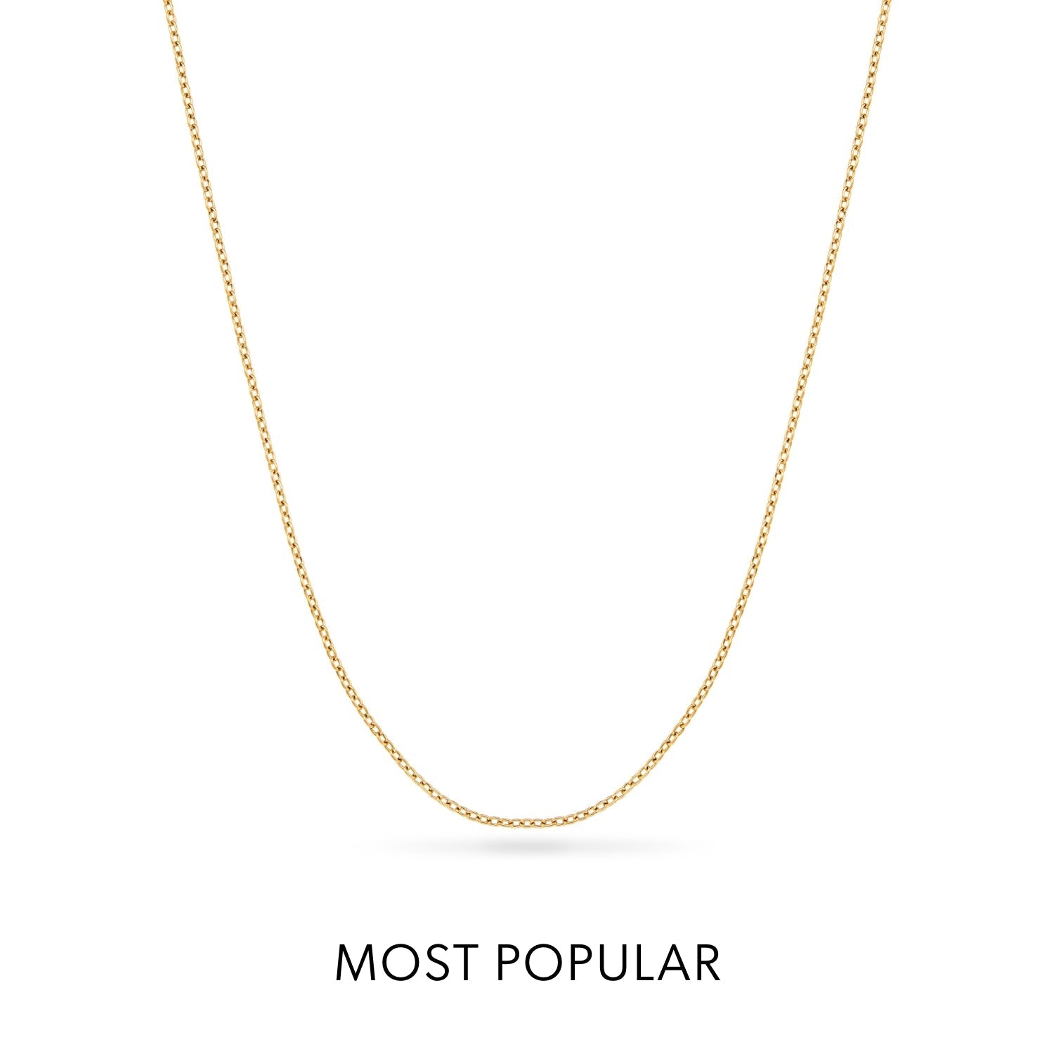 Entwine Initial Necklace (Gold)