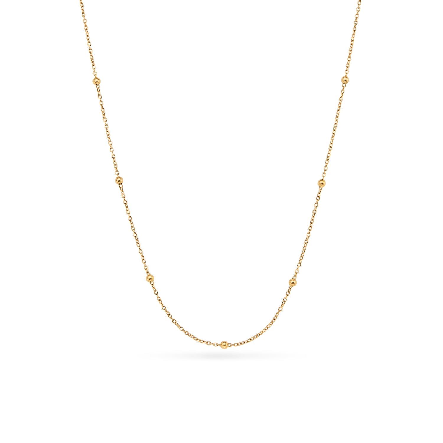 Sphere Chain Necklace (Gold)