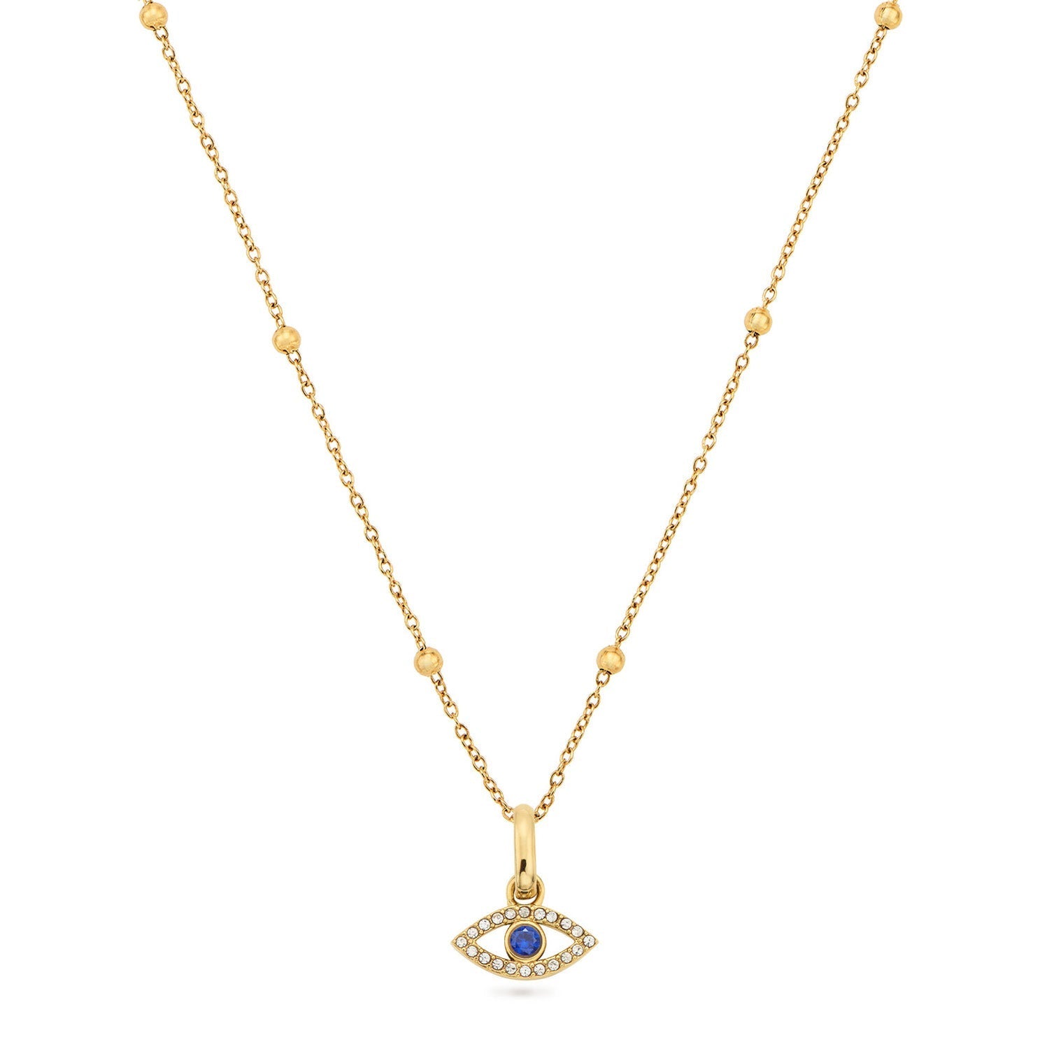 Evil Eye Necklace (Gold)