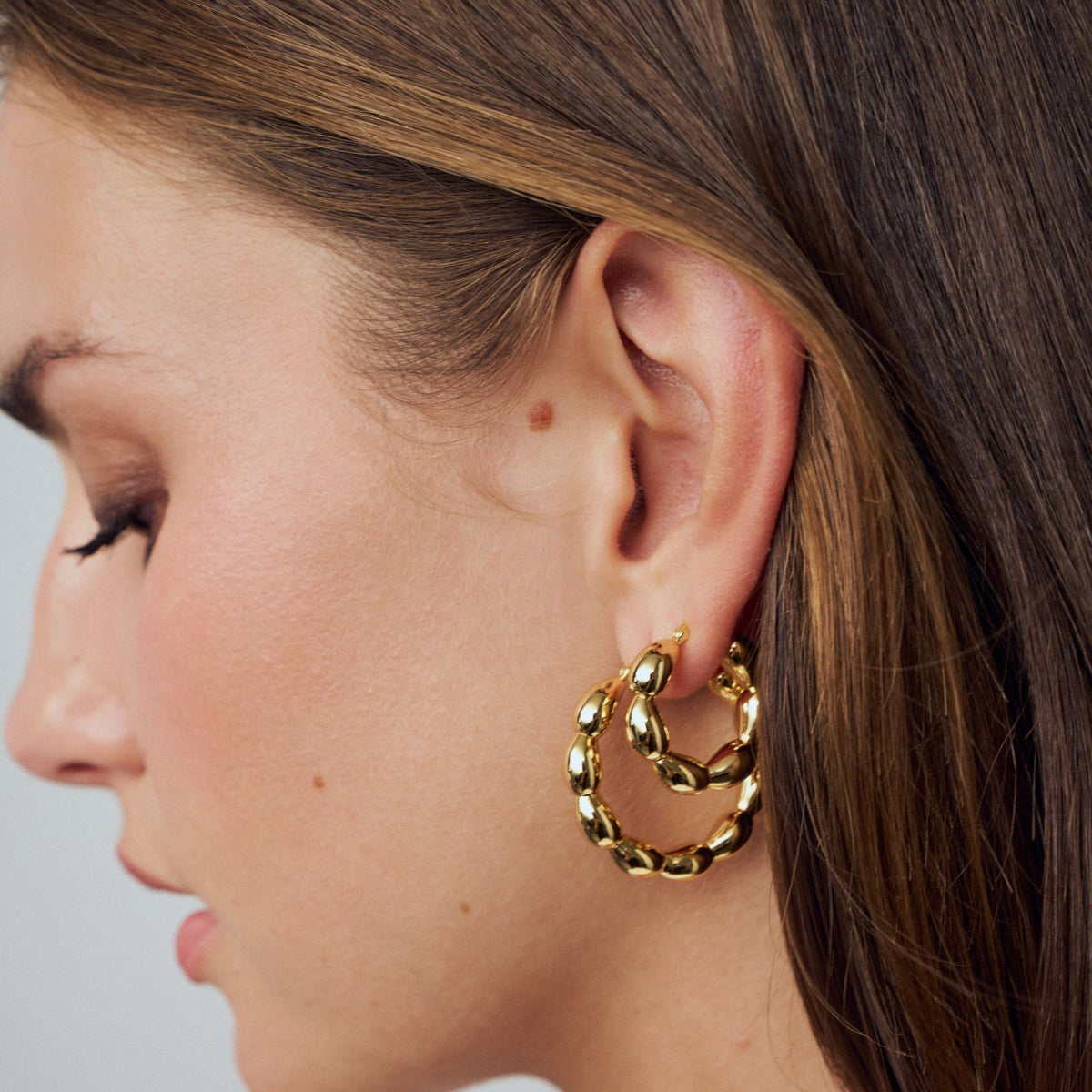 Earrings Goccia Cerchietto