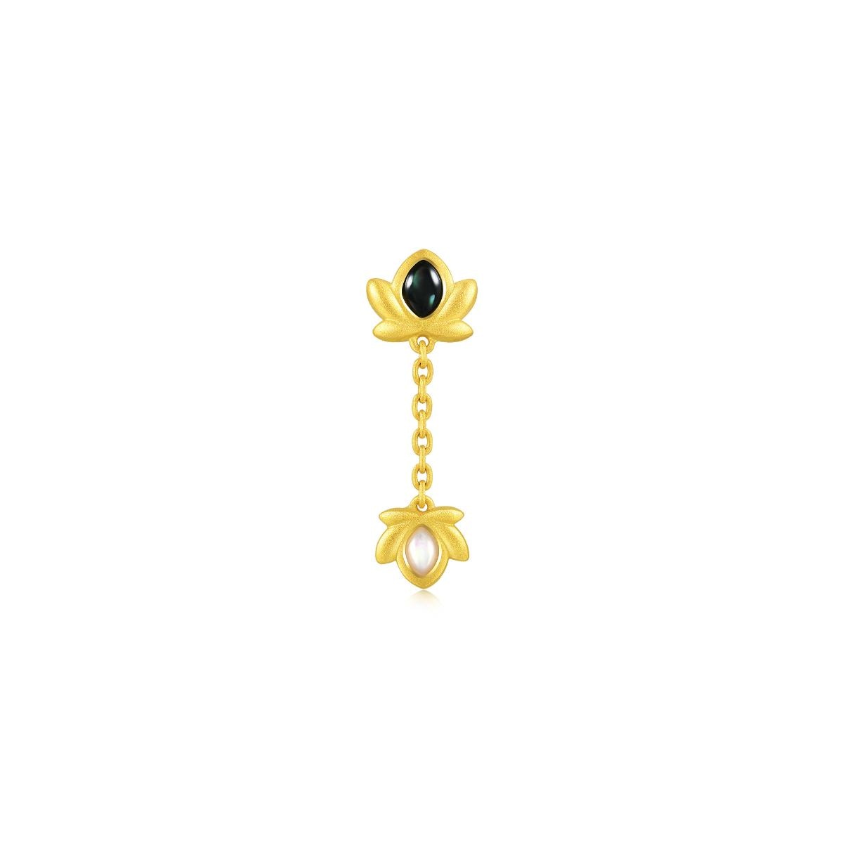 daily-bliss-gold-single-earring-chow-sang-sang