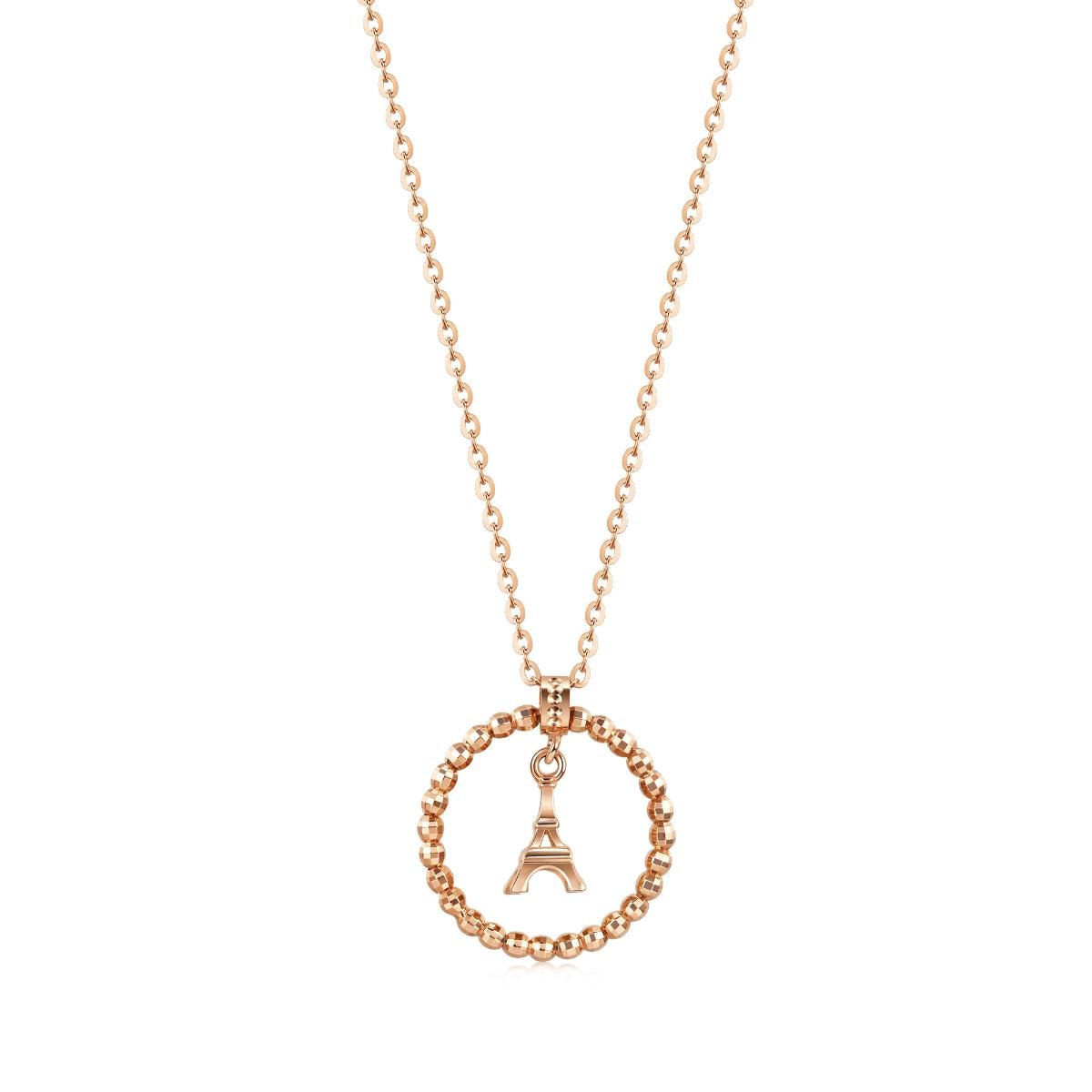 18K Gold (Red) Necklace -  - Aureus Boutique