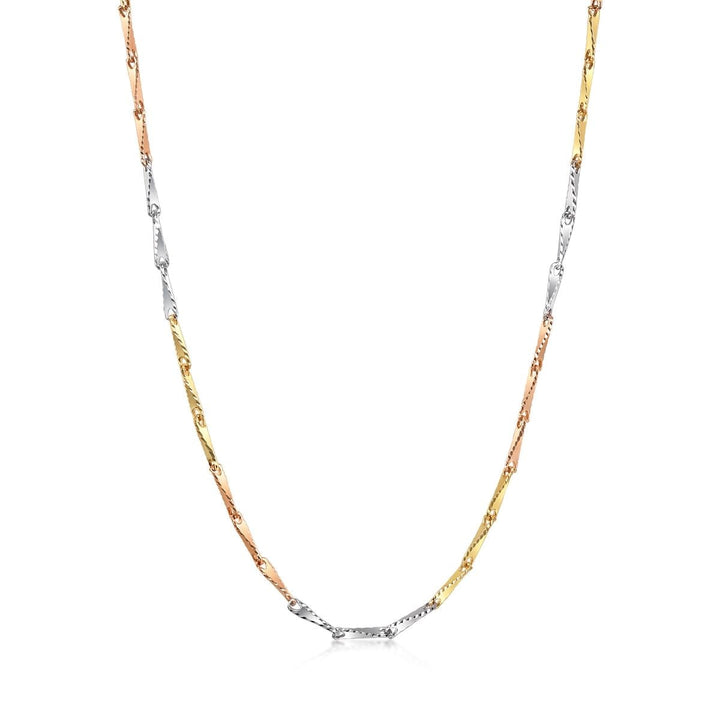 18K Multi-coloured Gold Necklace -  - Aureus Boutique