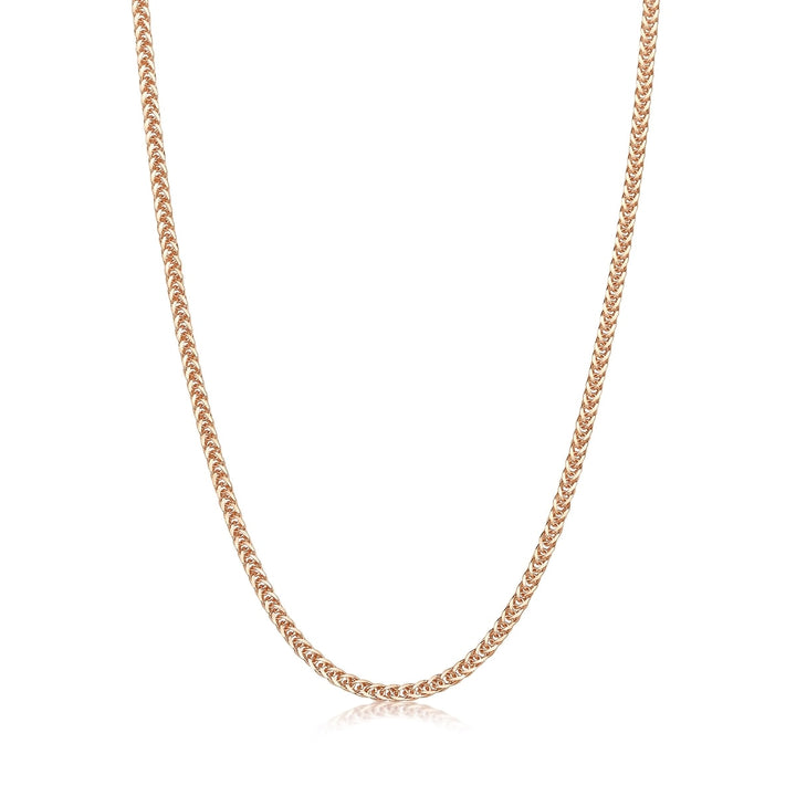18K Red Gold Spiga Chain Necklace -  - Aureus Boutique