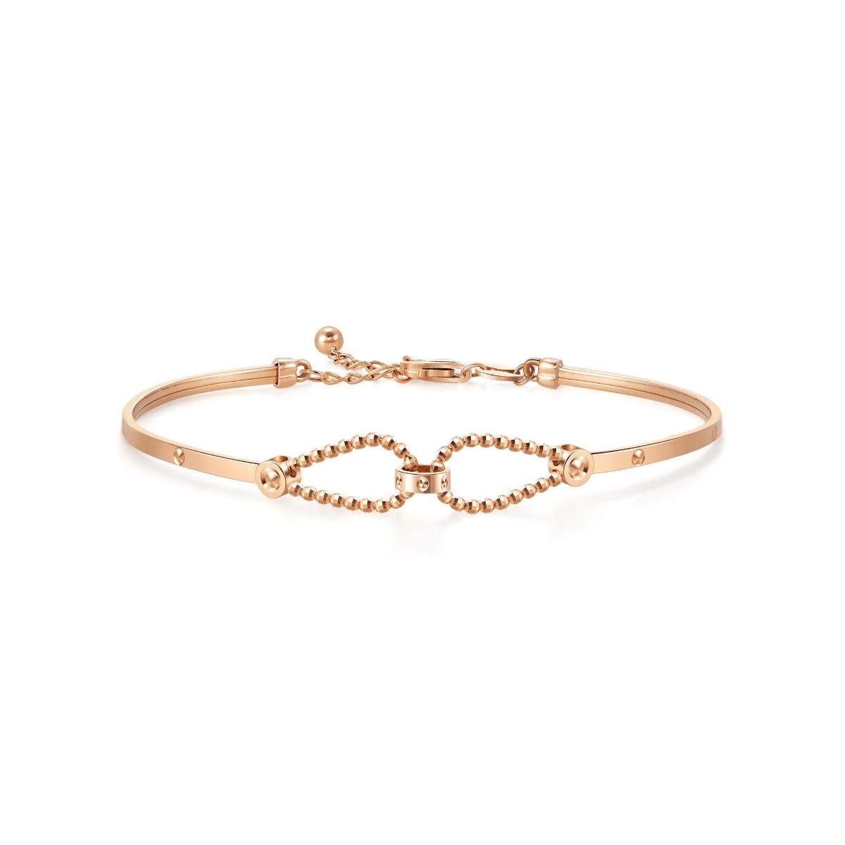 18K Rose Gold Bangle -  - Aureus Boutique