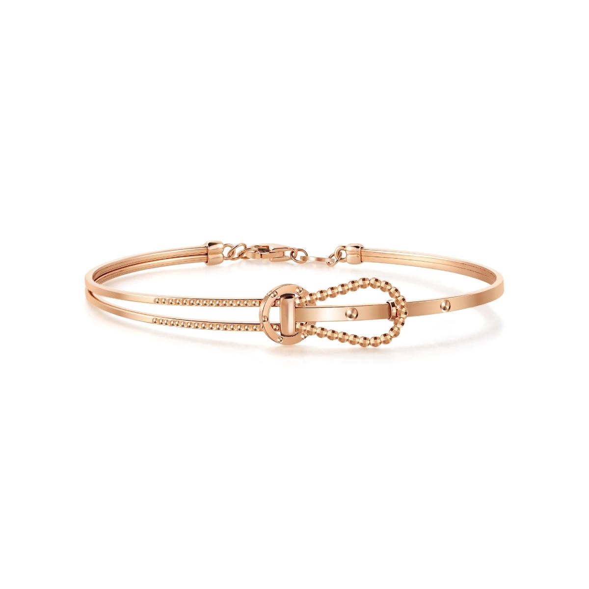 18K Rose Gold Bangle -  - Aureus Boutique
