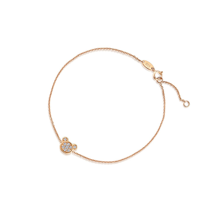 18K Rose Gold Diamond Bracelet -  - Aureus Boutique