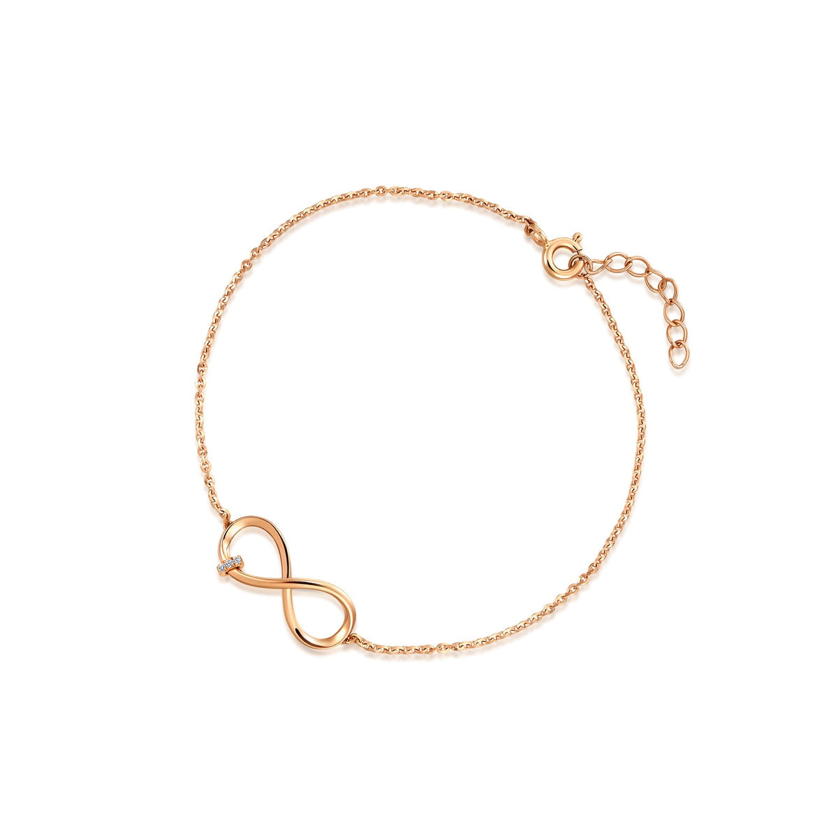 18K Rose Gold Diamond Bracelet -  - Aureus Boutique