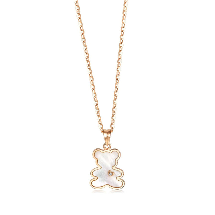 18K Rose Gold Diamond Pendant -  - Aureus Boutique