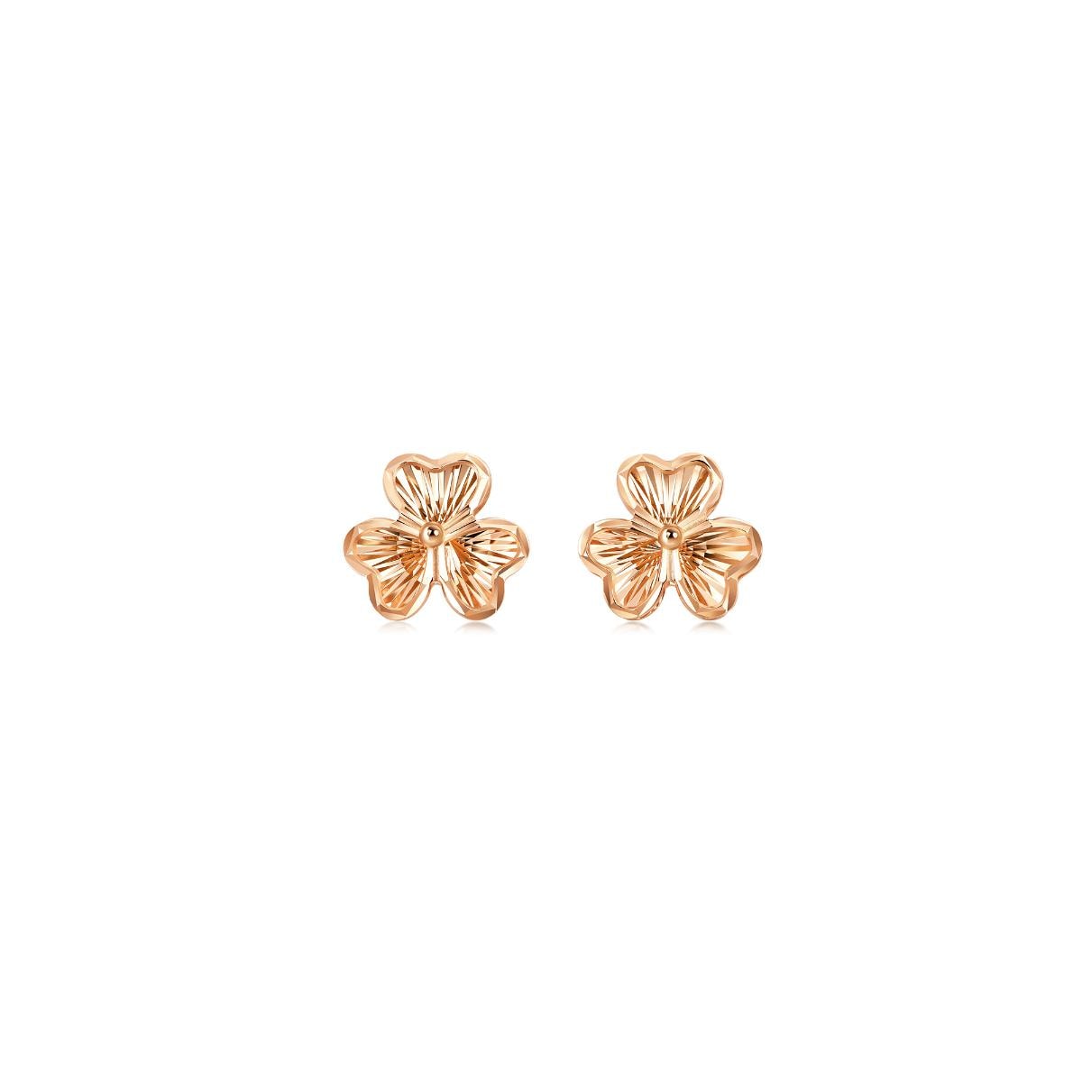 18K Rose Gold Earrings -  - Aureus Boutique