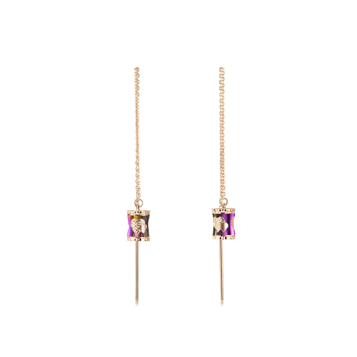 18K Rose Gold Earrings -  - Aureus Boutique