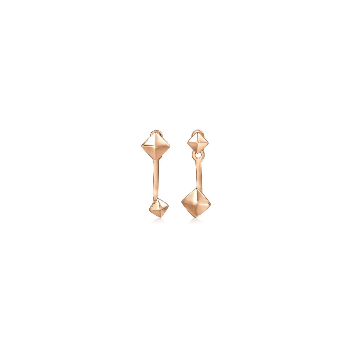 18K Rose Gold Earrings -  - Aureus Boutique