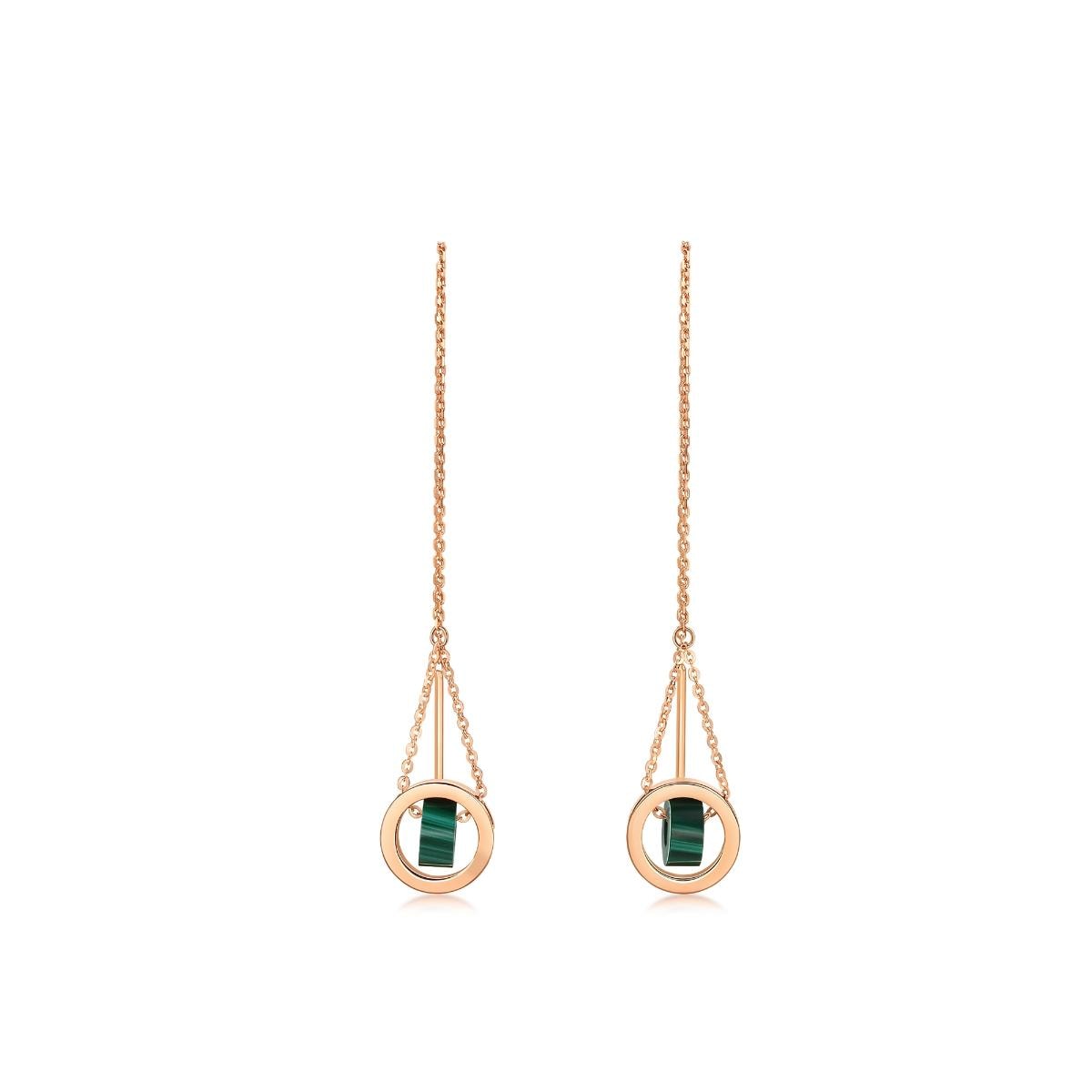 18K Rose Gold Earrings -  - Aureus Boutique