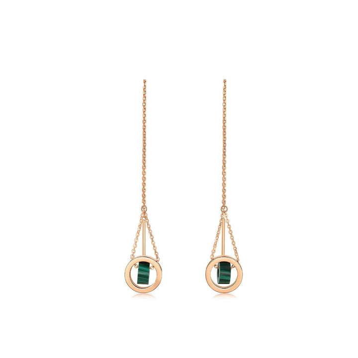 18K Rose Gold Earrings -  - Aureus Boutique