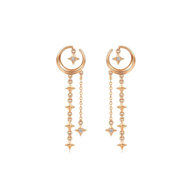18K Rose Gold Earrings -  - Aureus Boutique