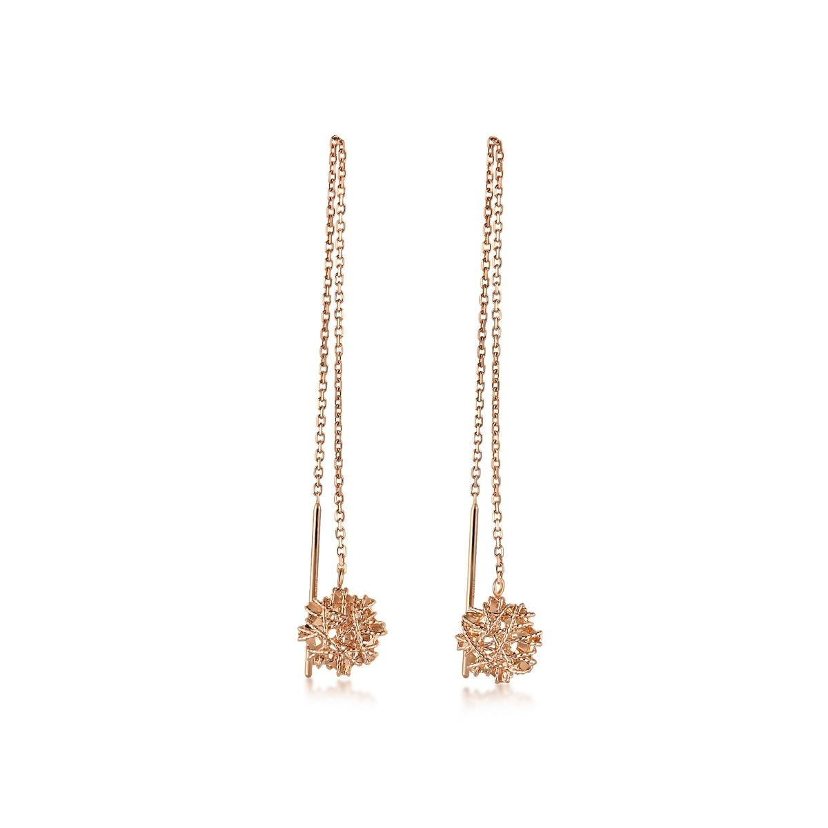 18K Rose Gold Earrings -  - Aureus Boutique