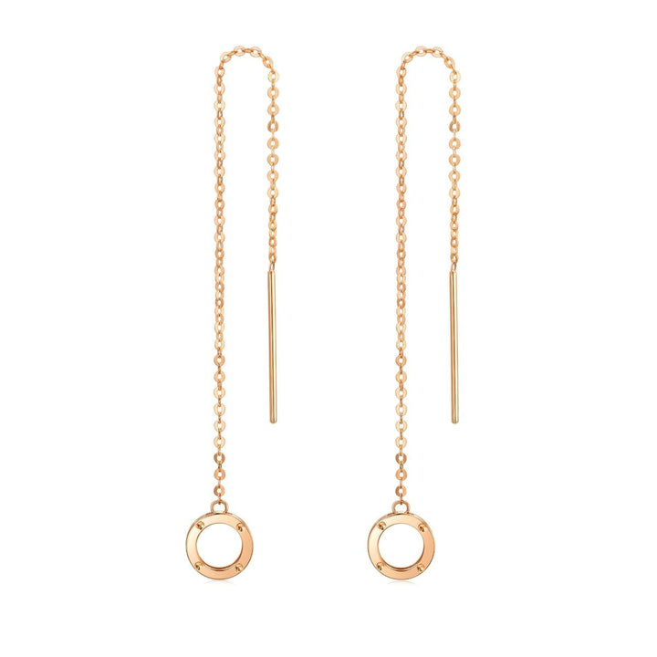 18K Rose Gold Earrings -  - Aureus Boutique