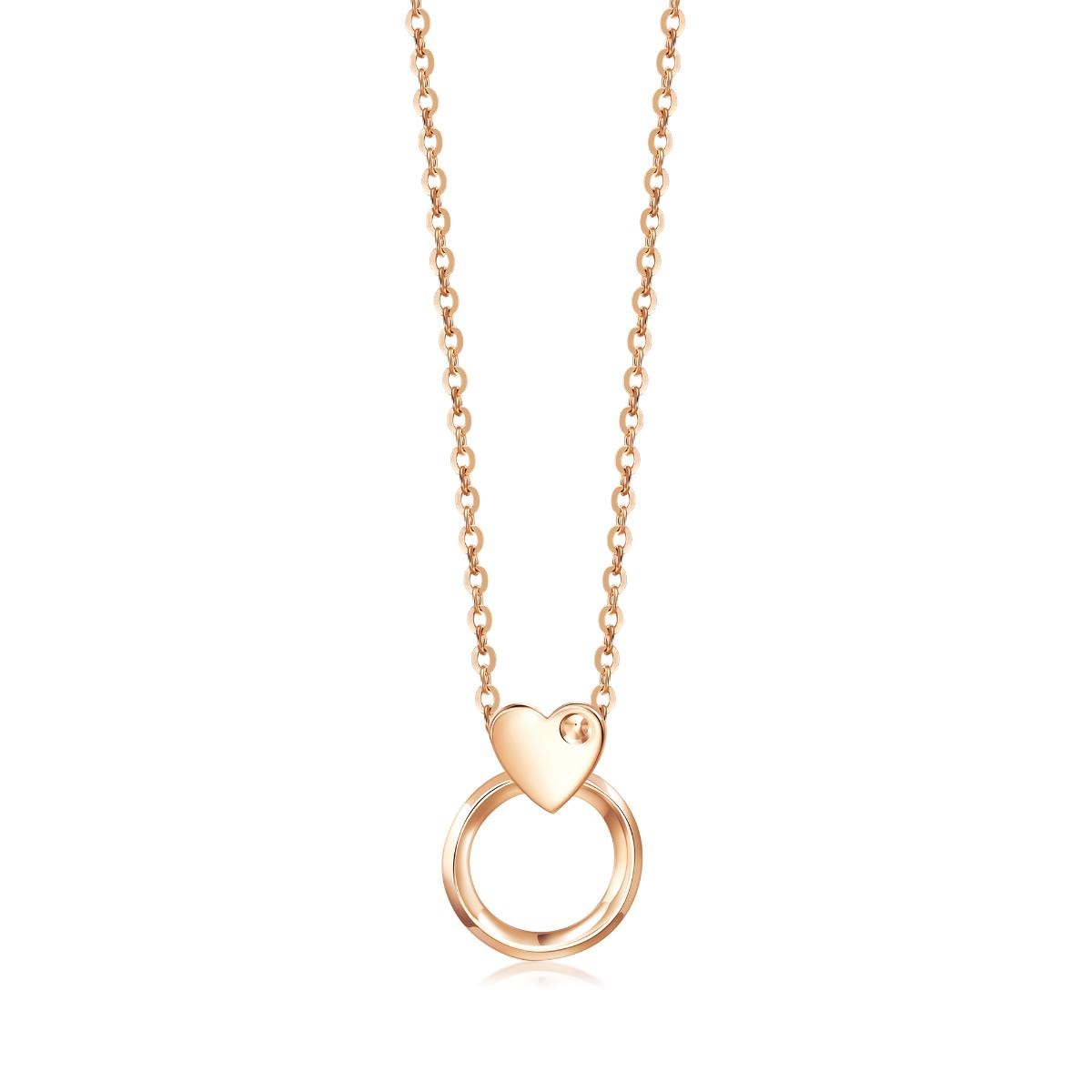 18K Rose Gold Necklace -  - Aureus Boutique
