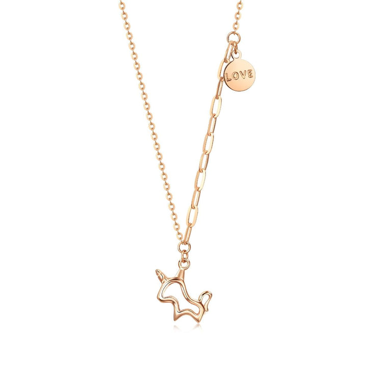 18K Rose Gold Necklace -  - Aureus Boutique