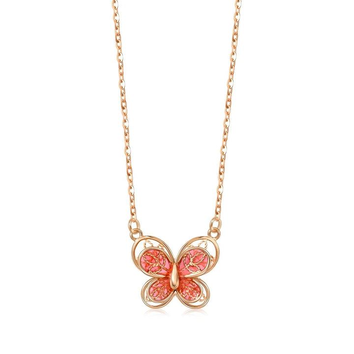 18K Rose Gold Necklace -  - Aureus Boutique