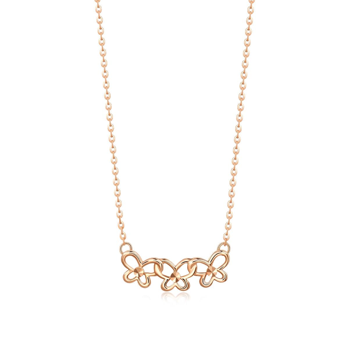 18K Rose Gold Necklace -  - Aureus Boutique
