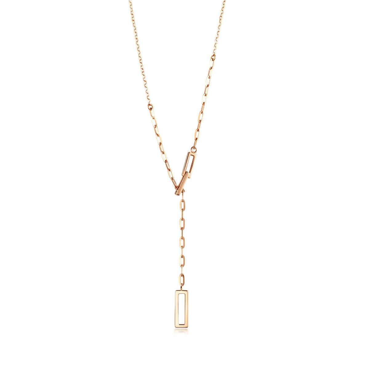 18K Rose Gold Necklace -  - Aureus Boutique