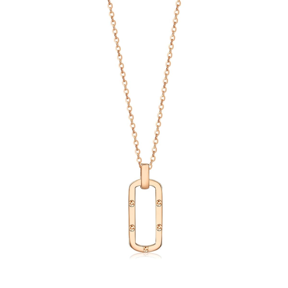 18K Rose Gold Necklace -  - Aureus Boutique