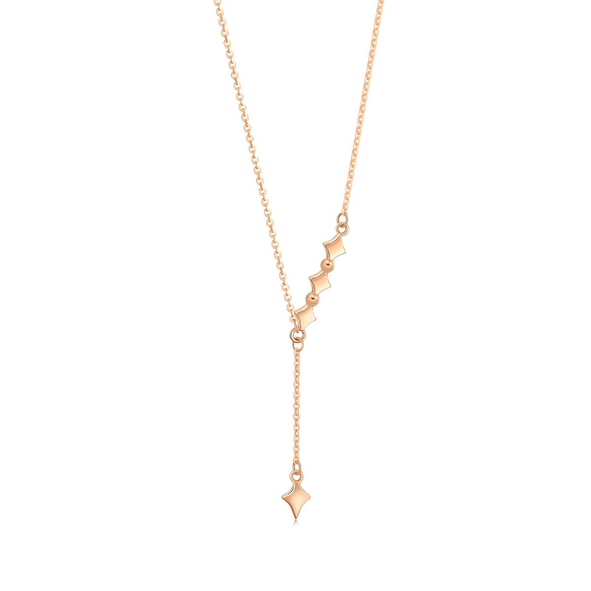18K Rose Gold Necklace -  - Aureus Boutique