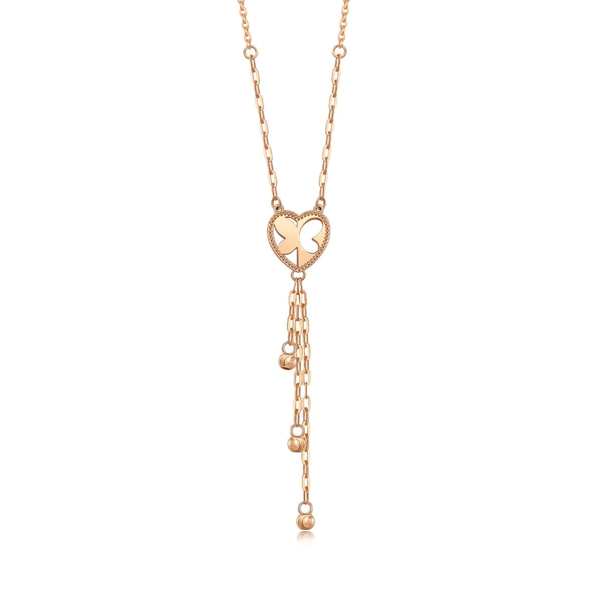 18K Rose Gold Necklace -  - Aureus Boutique